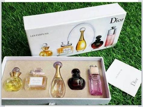 dior miniature perfume set boots|christian Dior mini perfume set.